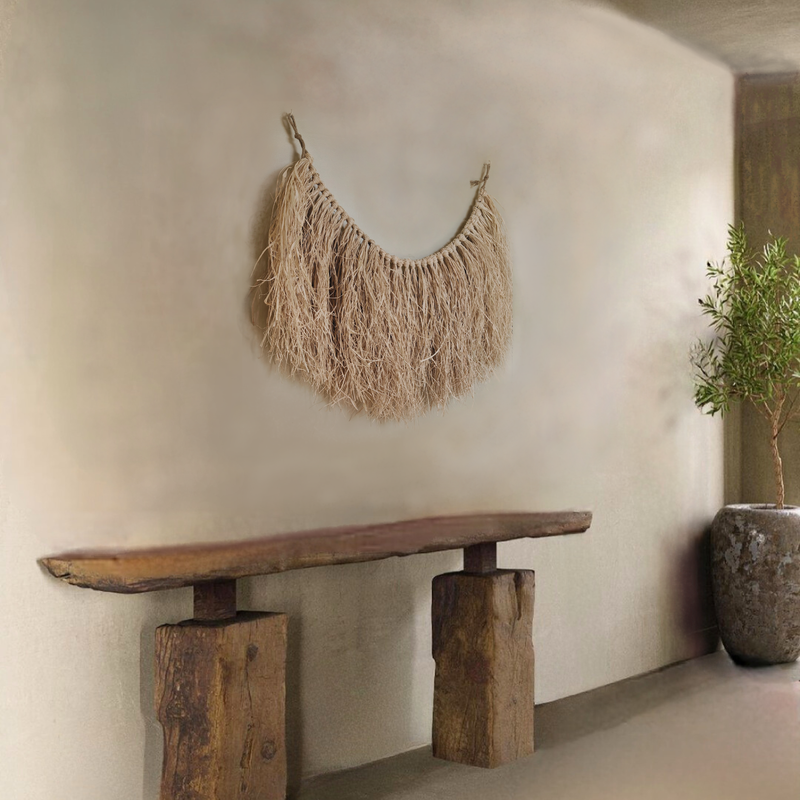 Palila raffia wall hanging