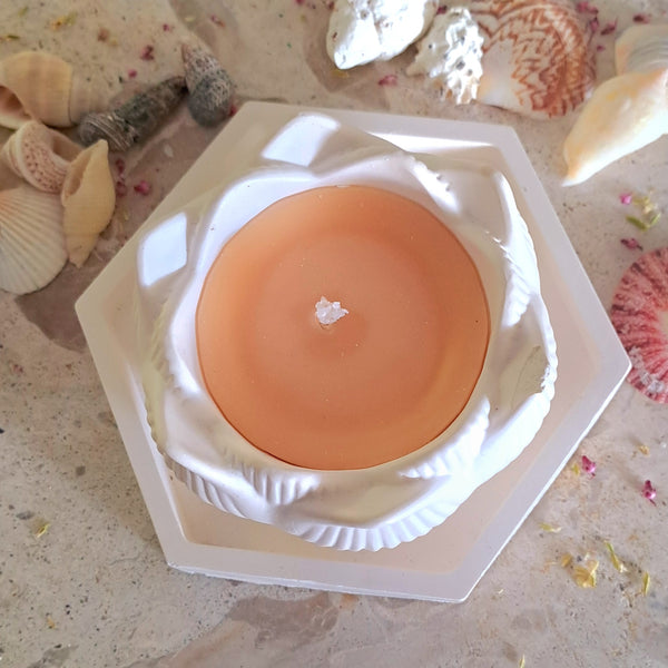 Lotus flower candle