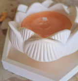 Lotus flower candle