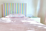 Pretty Pastel Wooden Headboard