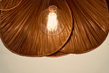 Palm leaf lampshade