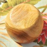 Wooden coconut bowl