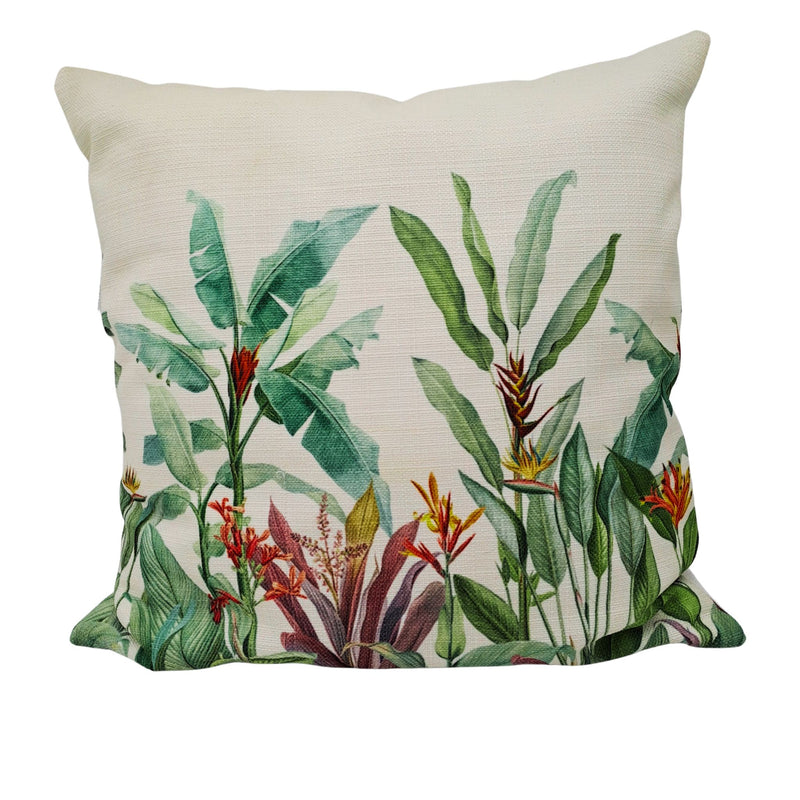 Scatter cushion  - tropical palms