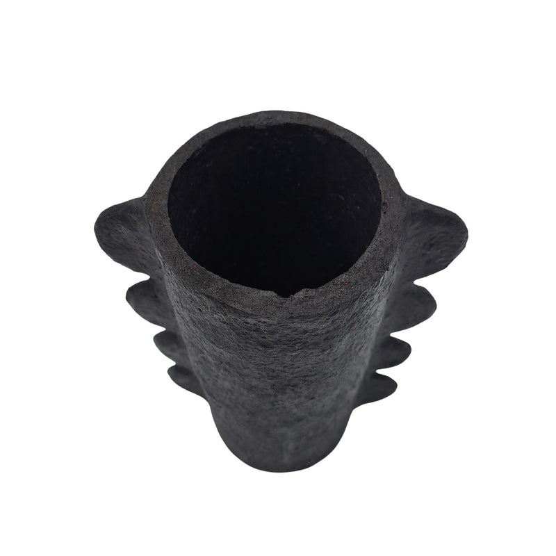 Black Mude Vase