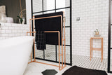 Copper Bathroom Towel Rail