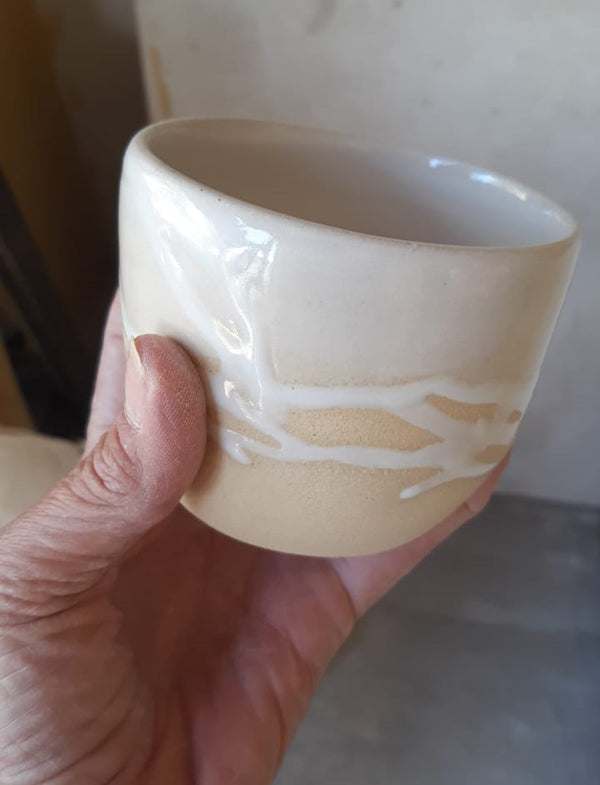 Sandy ceramic mug