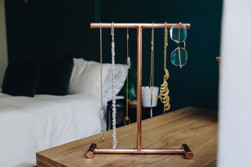 Copper Jewellery Stand