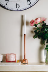 Copper Single Candle Holder