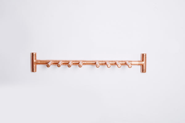 Copper Mounted Champagne Glass Holder