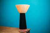 Raffia conical table lamp (various styles)