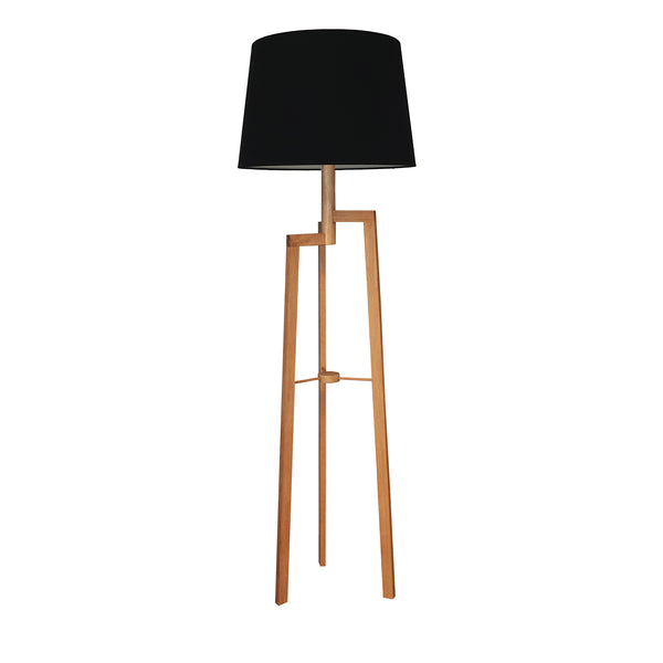 Tapered jaggered floor lamp