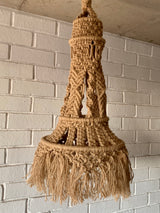 Nuraa woven jute chandelier