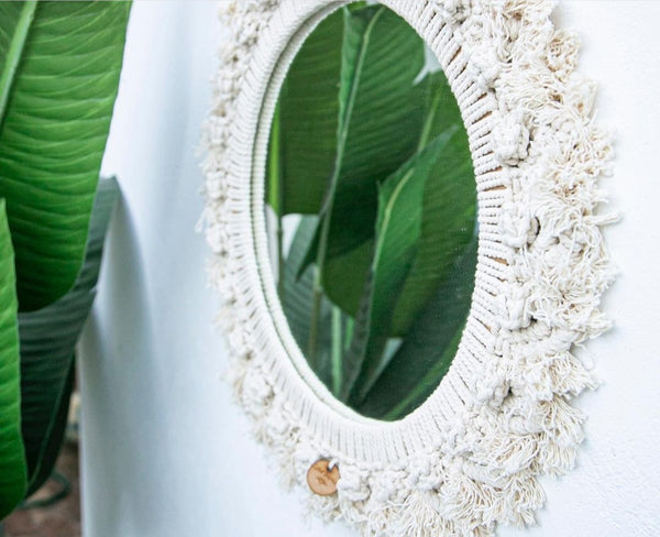 Macrame mirror