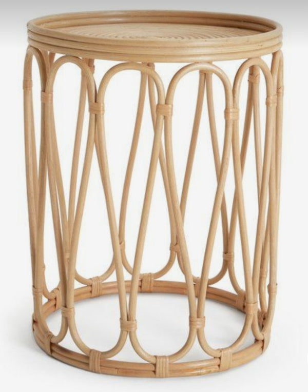 Cane side table