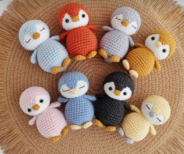 Penguin crochet soft toy