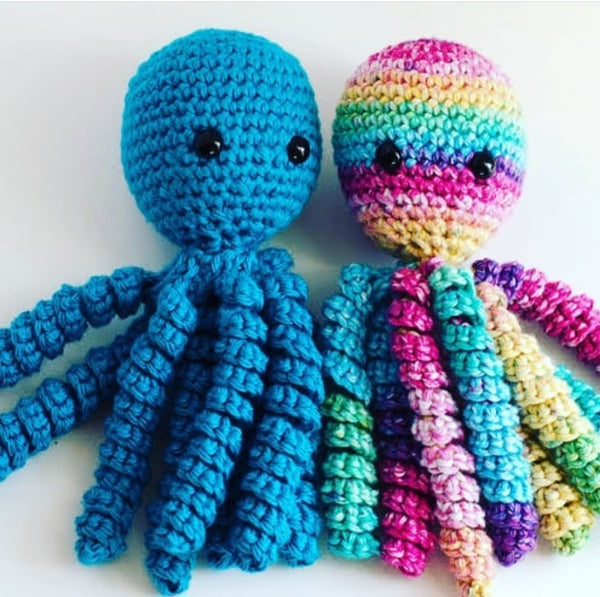 Octopus crochet soft toy