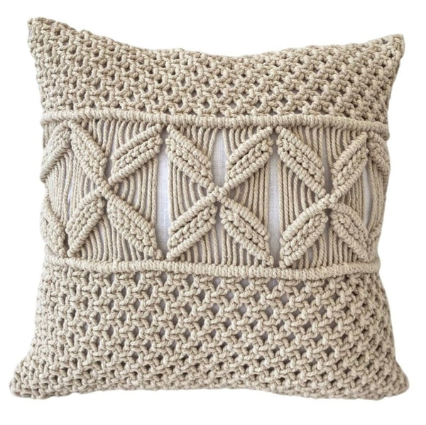 Artisan weave scatter cushion
