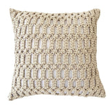 Artisan weave scatter cushion