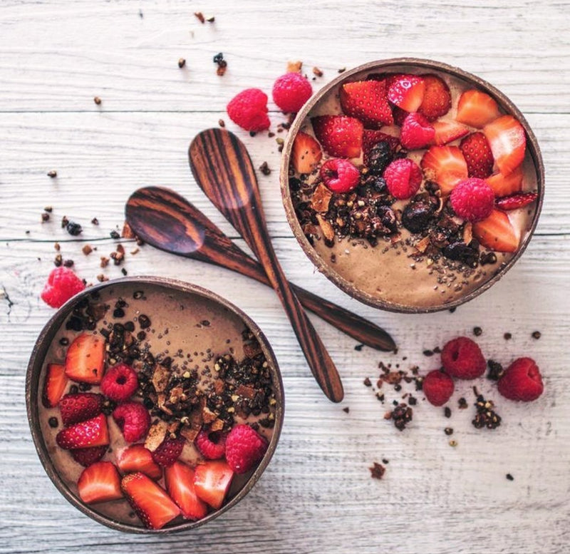 Coconut bowls and spoons