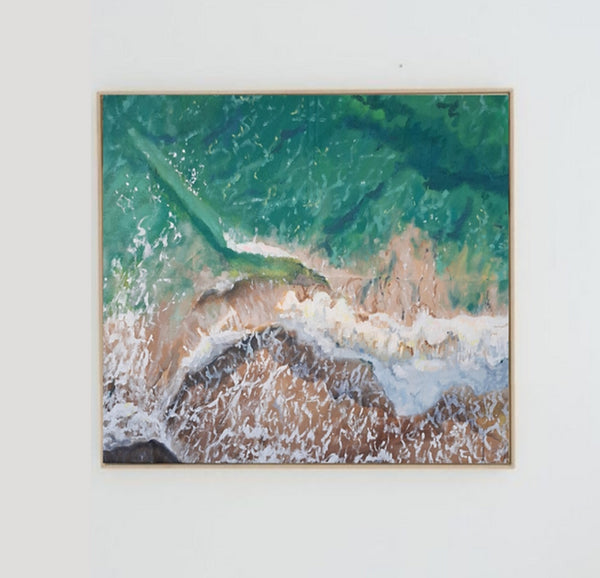 Shore break wedge original painting
