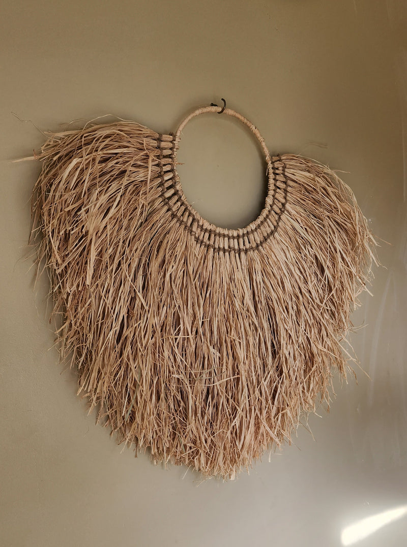 Shumba raffia wall hanging