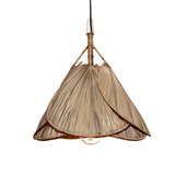 Palm leaf lampshade